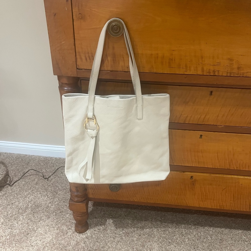 Vince Camuto Cream Tote Bag